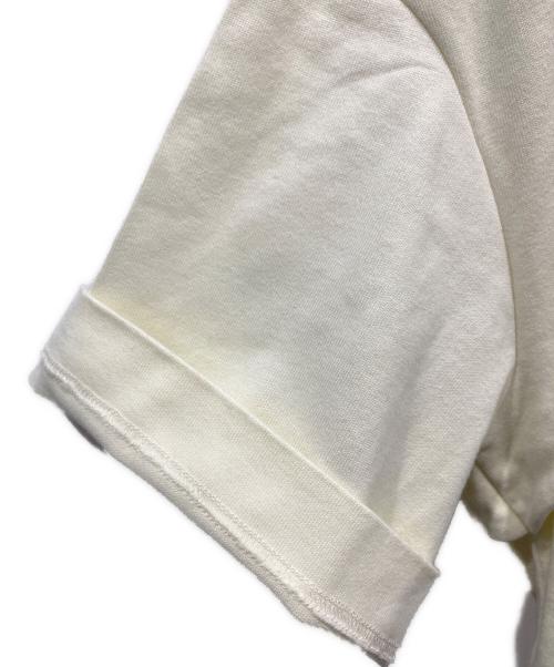 ALEXANDER McQUEEN（アレキサンダーマックイーン）ALEXANDER McQUEEN (アレキサンダーマックイーン) クロップドデザインカットソー イエロー サイズ:36の古着・服飾アイテム