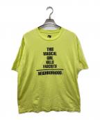 NEIGHBORHOOD×JUN INAGAWAネイバーフッド×ジュンイナガワ）の古着「NH X JUN INAGAWA.TEE」｜イエロー