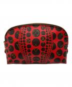 LOUIS VUITTONルイ ヴィトン）の古着「パンプキンドット ポシェット コスメティック」｜レッド×ブラウン