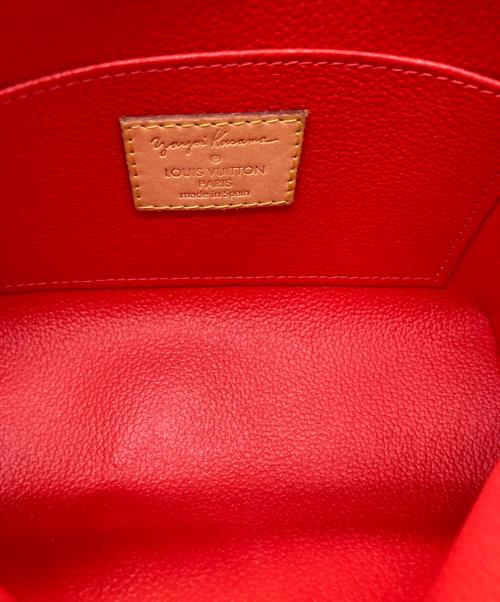 LOUIS VUITTON（ルイ ヴィトン）LOUIS VUITTON (ルイ ヴィトン) パンプキンドット ポシェット コスメティック レッド×ブラウンの古着・服飾アイテム