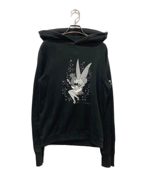 Roen（ロエン）Roen (ロエン) DISNEY (ディズニー) ティンカーベルプリントパーカー ブラック サイズ:44の古着・服飾アイテム