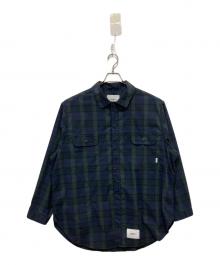 WTAPS（ダブルタップス）の古着「WCPO LS RIPSTOP COOL MAX」｜ネイビー