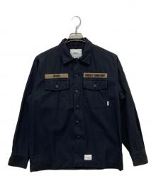 WTAPS（ダブルタップス）の古着「BUDS LS SHIRT」｜ネイビー