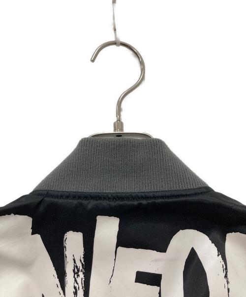 uniform experiment（ユニフォームエクスペリメント）uniform experiment (ユニフォームエクスペリメント) GRAFFITI REVERSIBLE MA-1 ブラック×グレー サイズ:1の古着・服飾アイテム