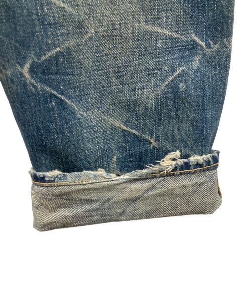 n(n) by NUMBER (N)INE（エヌエヌバイナンバーナイン）n(n) by NUMBER (N)INE (エヌエヌバイナンバーナイン) ダメージ加工ダーツデニムパンツ インディゴ サイズ:2の古着・服飾アイテム