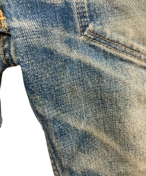 n(n) by NUMBER (N)INE（エヌエヌバイナンバーナイン）n(n) by NUMBER (N)INE (エヌエヌバイナンバーナイン) ダメージ加工ダーツデニムパンツ インディゴ サイズ:2の古着・服飾アイテム