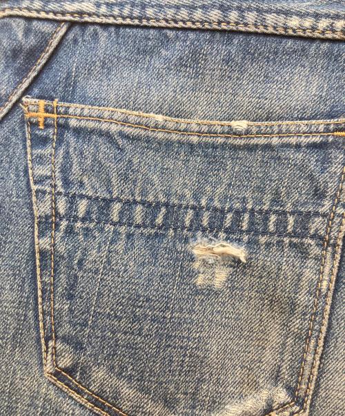 n(n) by NUMBER (N)INE（エヌエヌバイナンバーナイン）n(n) by NUMBER (N)INE (エヌエヌバイナンバーナイン) ダメージ加工ダーツデニムパンツ インディゴ サイズ:2の古着・服飾アイテム