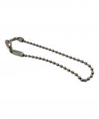 JAM HOME MADE&ready madeジャムホームメイドアンドレディーメイド）の古着「ボールチェーンウォレットチェーン」｜シルバー