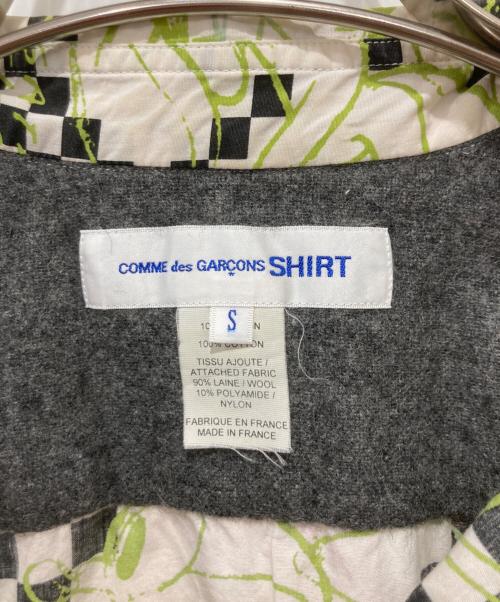 COMME des GARCONS SHIRT（コムデギャルソンシャツ）COMME des GARCONS SHIRT (コムデギャルソンシャツ) DISNEY (ディズニー) 総柄シャツ ホワイト サイズ:Sの古着・服飾アイテム