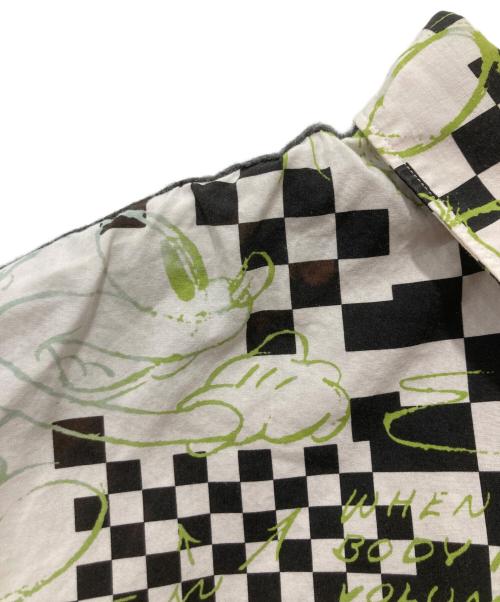COMME des GARCONS SHIRT（コムデギャルソンシャツ）COMME des GARCONS SHIRT (コムデギャルソンシャツ) DISNEY (ディズニー) 総柄シャツ ホワイト サイズ:Sの古着・服飾アイテム
