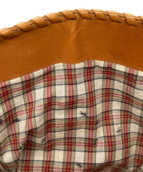 Vivienne Westwood（ヴィヴィアンウエストウッド）Vivienne Westwood (ヴィヴィアンウエストウッド) レザートートバッグ ブラウンの古着・服飾アイテム