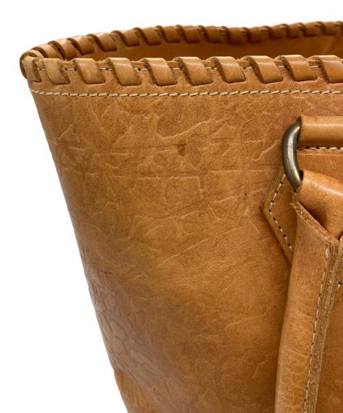 Vivienne Westwood（ヴィヴィアンウエストウッド）Vivienne Westwood (ヴィヴィアンウエストウッド) レザートートバッグ ブラウンの古着・服飾アイテム