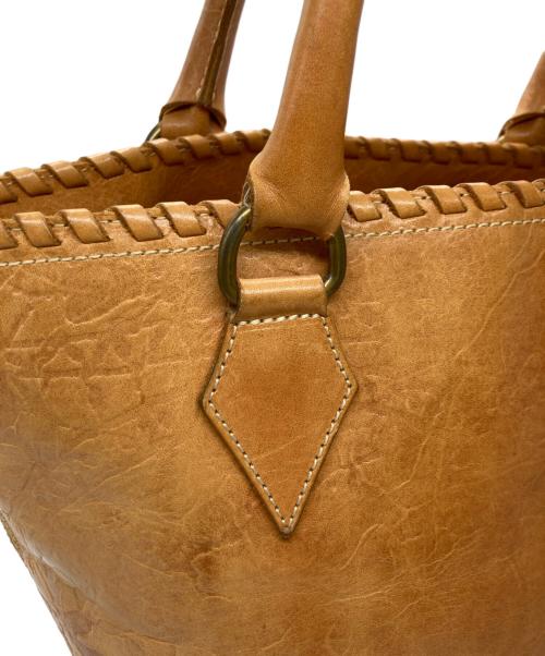 Vivienne Westwood（ヴィヴィアンウエストウッド）Vivienne Westwood (ヴィヴィアンウエストウッド) レザートートバッグ ブラウンの古着・服飾アイテム