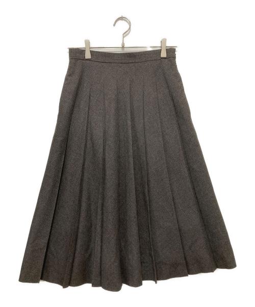 MARGARET HOWELL（マーガレットハウエル）MARGARET HOWELL (マーガレットハウエル) FINE FLANNEL スカート グレー サイズ:1の古着・服飾アイテム