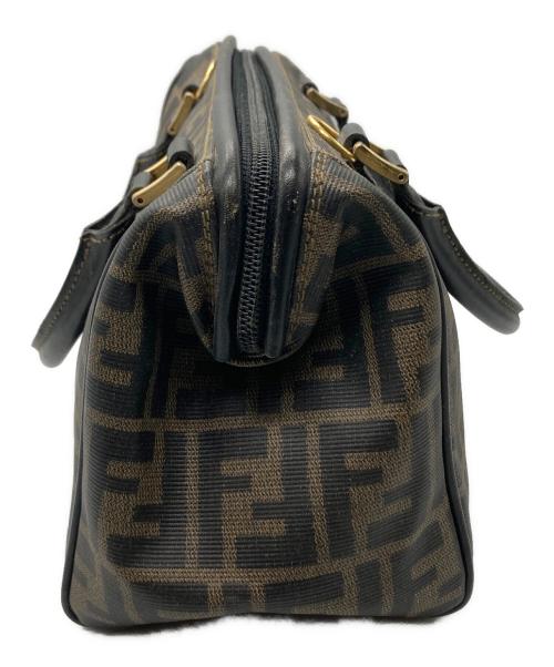 FENDI（フェンディ）FENDI (フェンディ) ズッカ柄ミニボストンバッグ ブラウン サイズ:実寸サイズをご確認くださいの古着・服飾アイテム