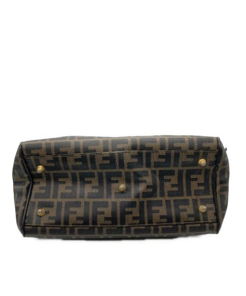 FENDI（フェンディ）FENDI (フェンディ) ズッカ柄ミニボストンバッグ ブラウン サイズ:実寸サイズをご確認くださいの古着・服飾アイテム