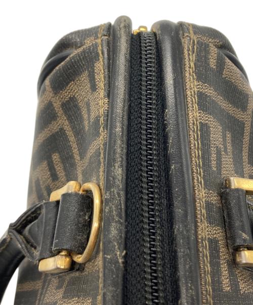 FENDI（フェンディ）FENDI (フェンディ) ズッカ柄ミニボストンバッグ ブラウン サイズ:実寸サイズをご確認くださいの古着・服飾アイテム