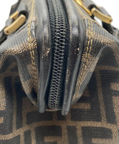 FENDI（フェンディ）FENDI (フェンディ) ズッカ柄ミニボストンバッグ ブラウン サイズ:実寸サイズをご確認くださいの古着・服飾アイテム