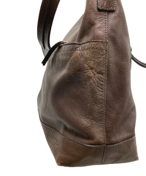 COACH（コーチ）COACH (コーチ) レザーバッグ ブラウンの古着・服飾アイテム
