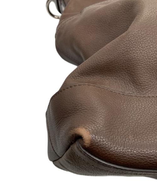 COACH（コーチ）COACH (コーチ) レザーバッグ ブラウンの古着・服飾アイテム