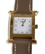 HERMESエルメス）の古着「Hウォッチ」｜ホワイト