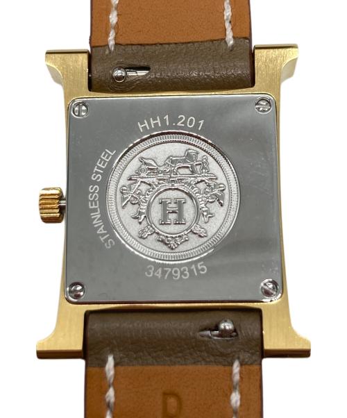 HERMES（エルメス）HERMES (エルメス) Hウォッチ ホワイトの古着・服飾アイテム