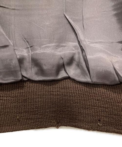 Willis&Geiger（ウィリスアンドガイガー）Willis&Geiger (ウィルスガイガー) A-2レザーフライトジャケット ブラウン サイズ:44の古着・服飾アイテム