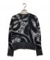Vivienne Westwood RED LABEL (ヴィヴィアンウエストウッドレッドレーベル) オーブロゴ総柄ニットカーディガン ブラック サイズ:00：15000円