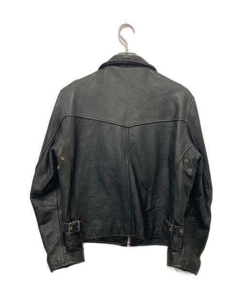 HARLEY-DAVIDSON（ハーレーダビッドソン）HARLEY-DAVIDSON (ハーレーダビッドソン) カウレザージャケット ブラック サイズ:Sの古着・服飾アイテム