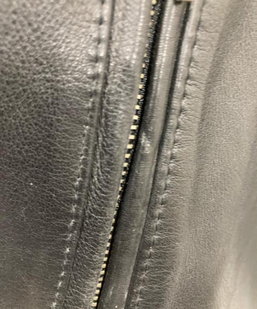 HARLEY-DAVIDSON（ハーレーダビッドソン）HARLEY-DAVIDSON (ハーレーダビッドソン) カウレザージャケット ブラック サイズ:Sの古着・服飾アイテム