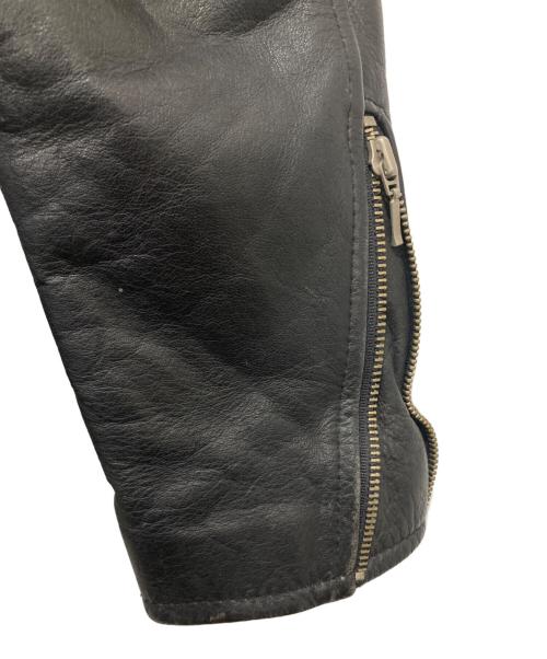 HARLEY-DAVIDSON（ハーレーダビッドソン）HARLEY-DAVIDSON (ハーレーダビッドソン) カウレザージャケット ブラック サイズ:Sの古着・服飾アイテム