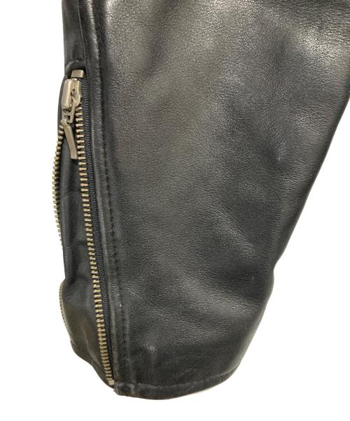 HARLEY-DAVIDSON（ハーレーダビッドソン）HARLEY-DAVIDSON (ハーレーダビッドソン) カウレザージャケット ブラック サイズ:Sの古着・服飾アイテム