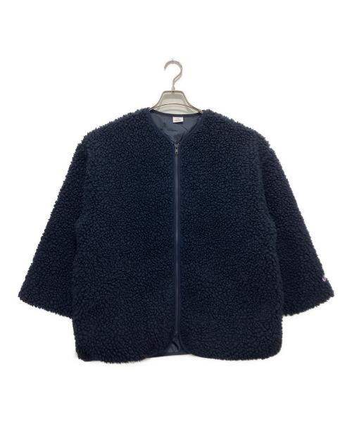 Champion（チャンピオン）Champion (チャンピオン) JOURNAL STANDARD relume (ジャーナルスタンダード レリューム) ボアフリースジップアップブルゾン ネイビー サイズ:FREEの古着・服飾アイテム