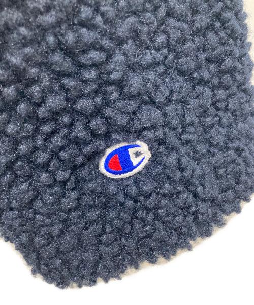 Champion（チャンピオン）Champion (チャンピオン) JOURNAL STANDARD relume (ジャーナルスタンダード レリューム) ボアフリースジップアップブルゾン ネイビー サイズ:FREEの古着・服飾アイテム