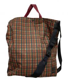 PORTER×MARNI（ポーター×マルニ）の古着「SHOULDER TOTE BAG」｜オレンジ×グリーン