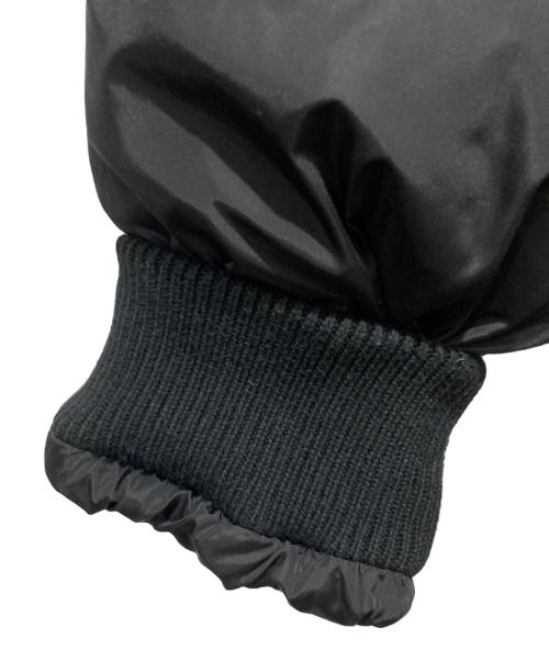 MM6 Maison Margiela（エムエムシックスメゾンマルジェラ）MM6 Maison Margiela (エムエムシックスメゾンマルジェラ) ヴァージンウールブレンドジップアップロングダウンジャケット ブラック サイズ:14(キッズサイズ)の古着・服飾アイテム