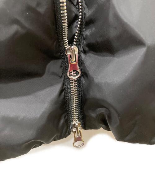 MM6 Maison Margiela（エムエムシックスメゾンマルジェラ）MM6 Maison Margiela (エムエムシックスメゾンマルジェラ) ヴァージンウールブレンドジップアップロングダウンジャケット ブラック サイズ:14(キッズサイズ)の古着・服飾アイテム