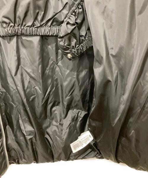 MM6 Maison Margiela（エムエムシックスメゾンマルジェラ）MM6 Maison Margiela (エムエムシックスメゾンマルジェラ) ヴァージンウールブレンドジップアップロングダウンジャケット ブラック サイズ:14(キッズサイズ)の古着・服飾アイテム