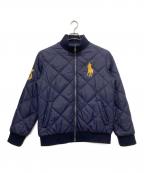 POLO RALPH LAURENポロ・ラルフローレン）の古着「ビッグポニーキルティングジャケット」｜ネイビー