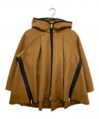 1% SHUHEI OGAWAイチパーセント シュウヘイオガワ）の古着「ビーバーフードポンチョ」｜ブラウン