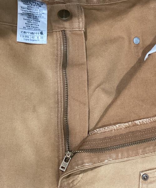 CarHartt（カーハート）CarHartt (カーハート) ダックダブルニーパンツ ブラウン サイズ:42の古着・服飾アイテム