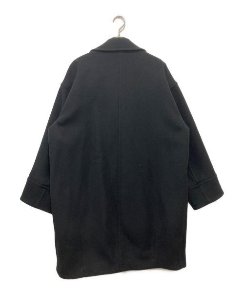 JOURNAL STANDARD（ジャーナルスタンダード）JOURNAL STANDARD (ジャーナルスタンダード) Super140 ミドルPコート ブラック サイズ:38の古着・服飾アイテム