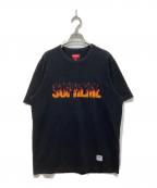 SUPREMEシュプリーム）の古着「Flame S/S Top 19AW」｜ブラック