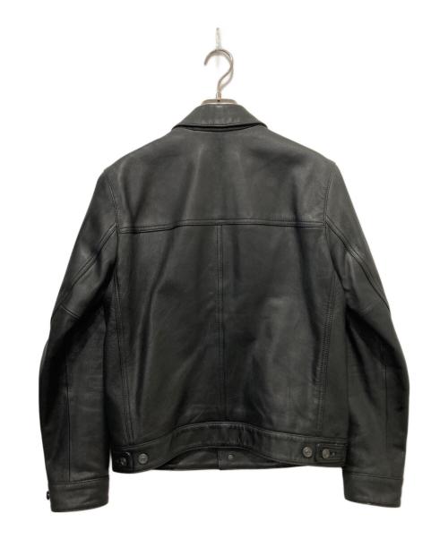 COACH（コーチ）COACH (コーチ) レザートラッカージャケット ブラック サイズ:Sの古着・服飾アイテム