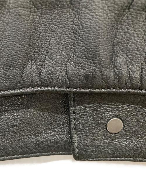 COACH（コーチ）COACH (コーチ) レザートラッカージャケット ブラック サイズ:Sの古着・服飾アイテム