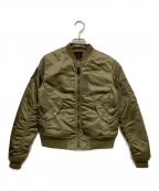 Hysteric Glamourヒステリックグラマー）の古着「MA-1ジャケット」｜カーキ