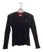 Vivienne Westwood RED LABELヴィヴィアンウエストウッドレッドレーベル）の古着「クルーネックニット」｜ブラック