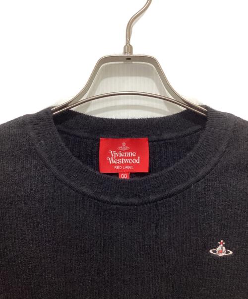 Vivienne Westwood RED LABEL（ヴィヴィアンウエストウッドレッドレーベル）Vivienne Westwood RED LABEL (ヴィヴィアンウエストウッドレッドレーベル) クルーネックニット ブラック サイズ:00の古着・服飾アイテム