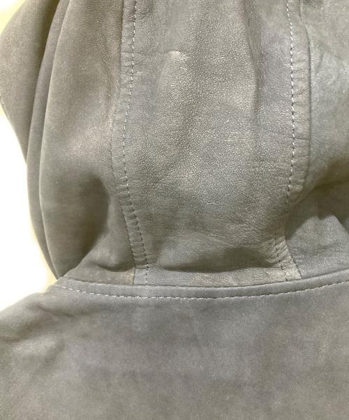 DIESEL（ディーゼル）DIESEL (ディーゼル) スエードジップパーカー ネイビー サイズ:Mの古着・服飾アイテム