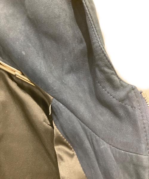 DIESEL（ディーゼル）DIESEL (ディーゼル) スエードジップパーカー ネイビー サイズ:Mの古着・服飾アイテム